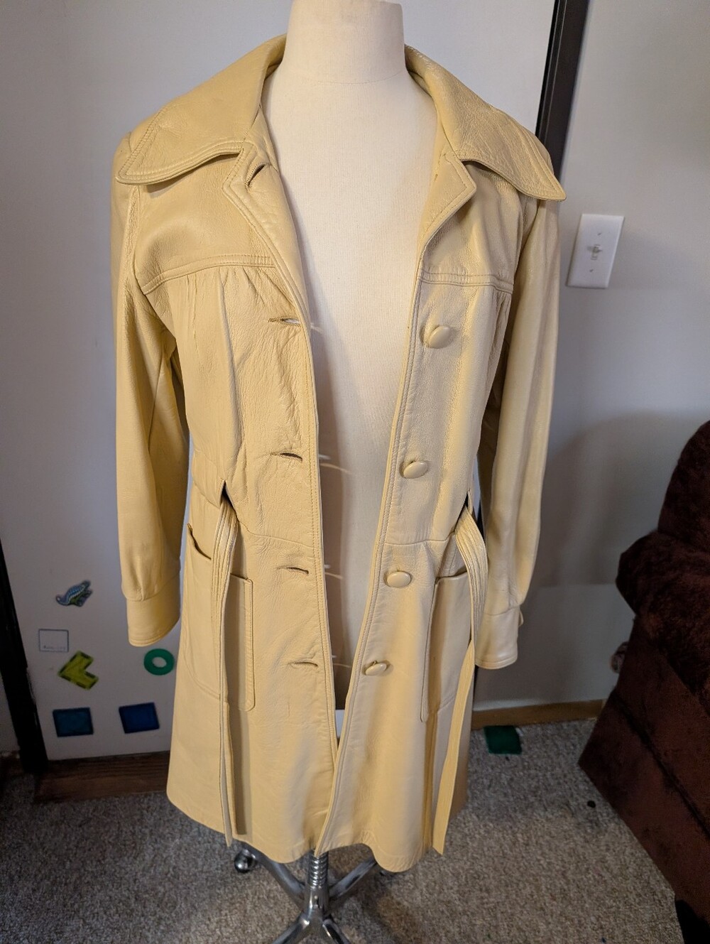 Leather Trench Coat